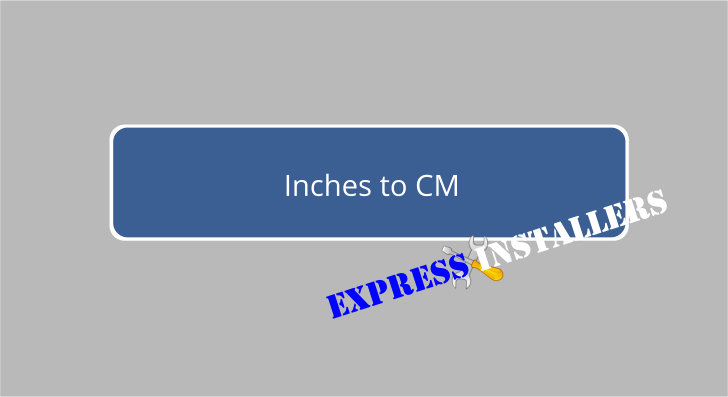 Inches to CM