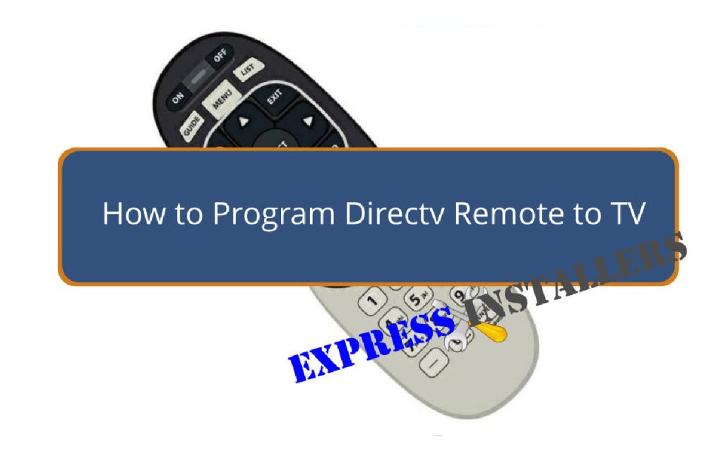 How to Program Directv Remote to TV