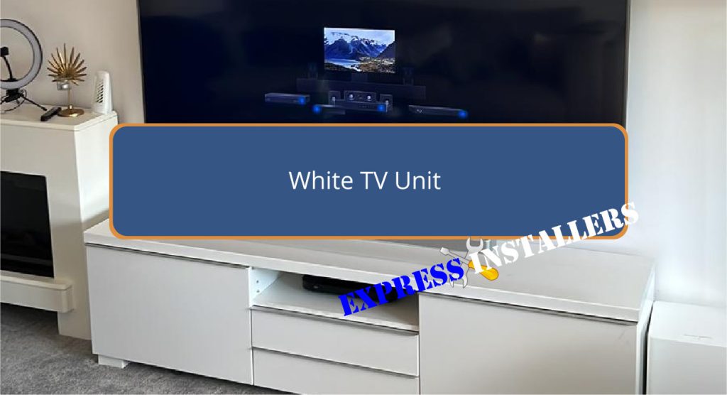 White TV Unit