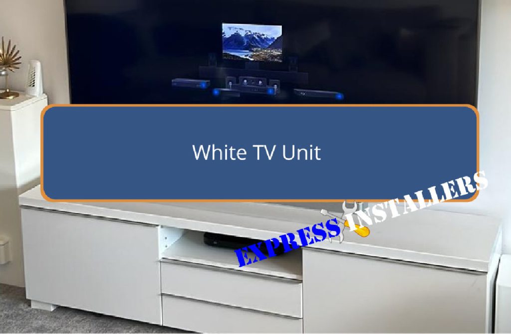 White TV Unit