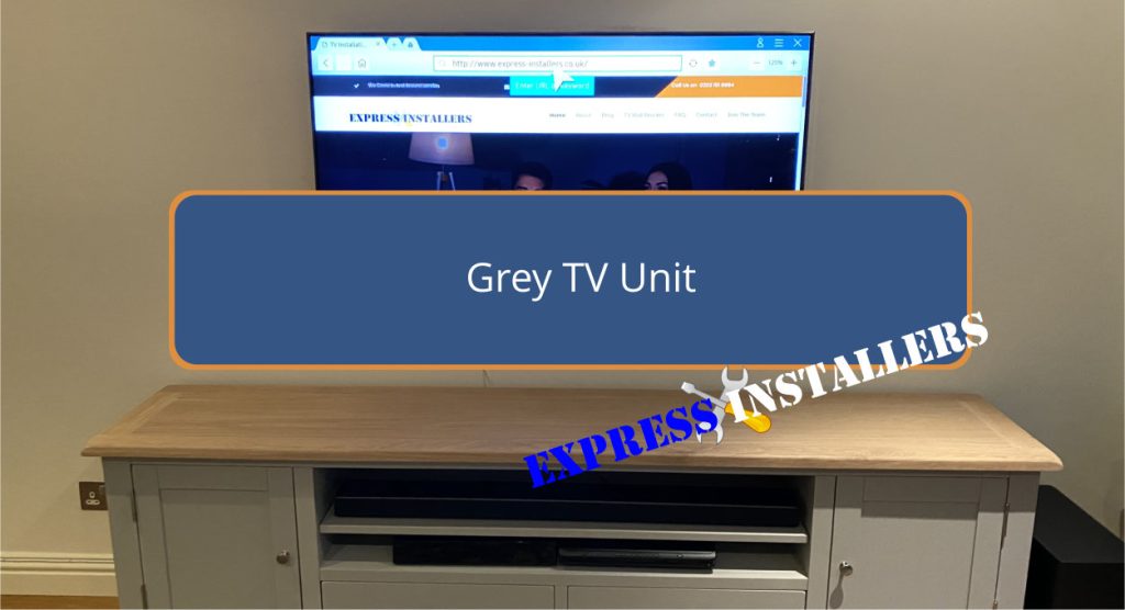 Grey TV Unit