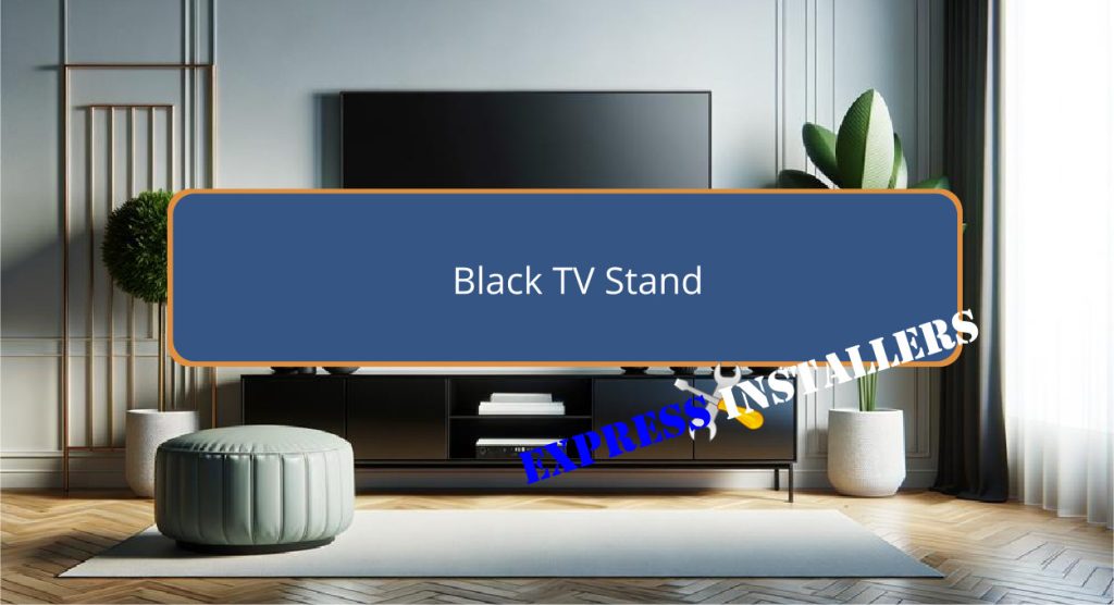 Black TV Stand