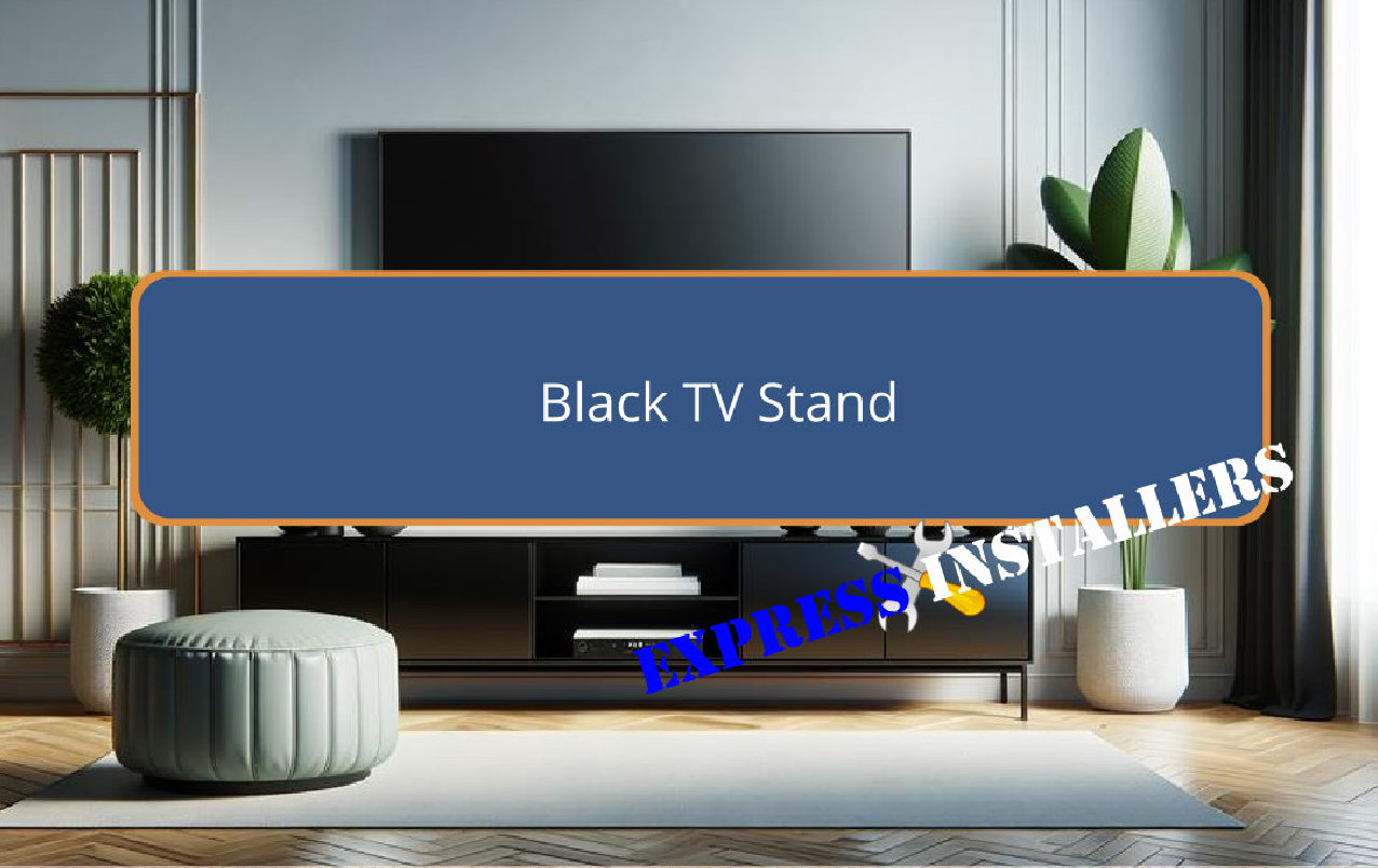 Black TV Stand