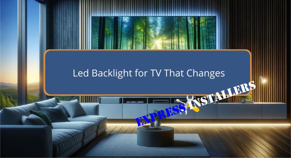 Led Backlight for TV That Changes With Picture