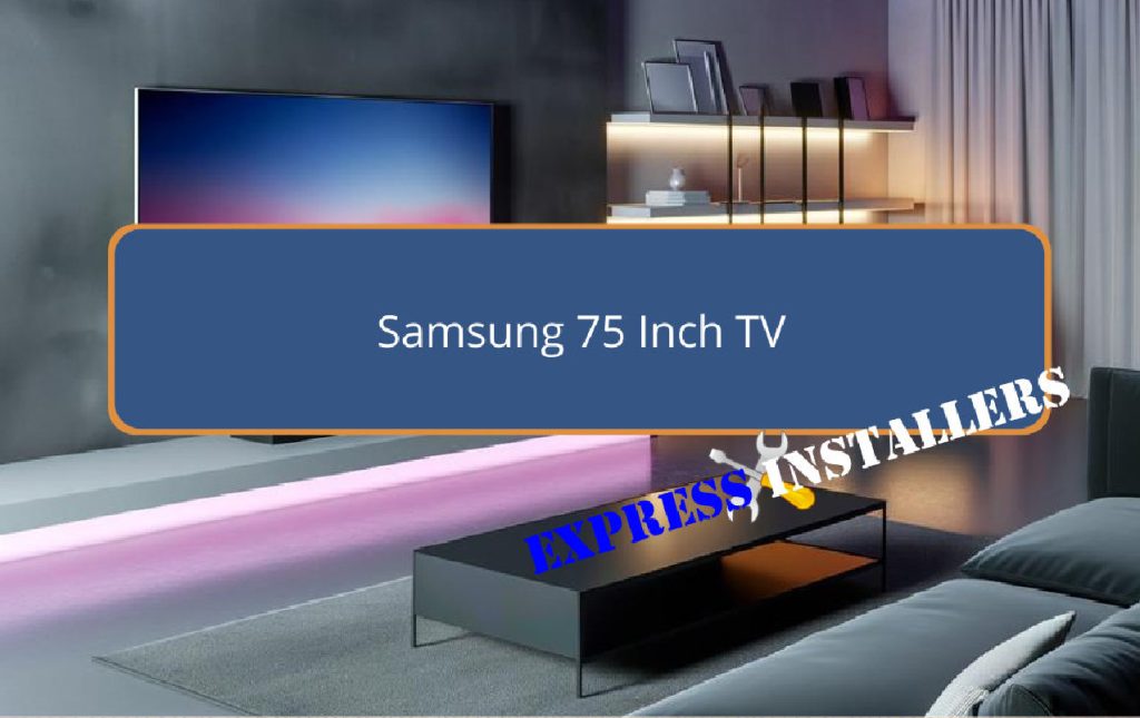 large samsung television size