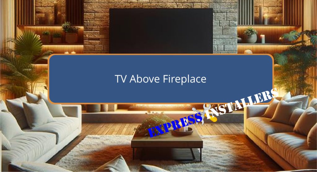 TV Above Fireplace