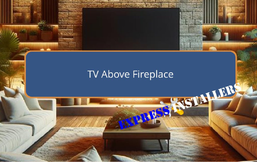 TV Above Fireplace