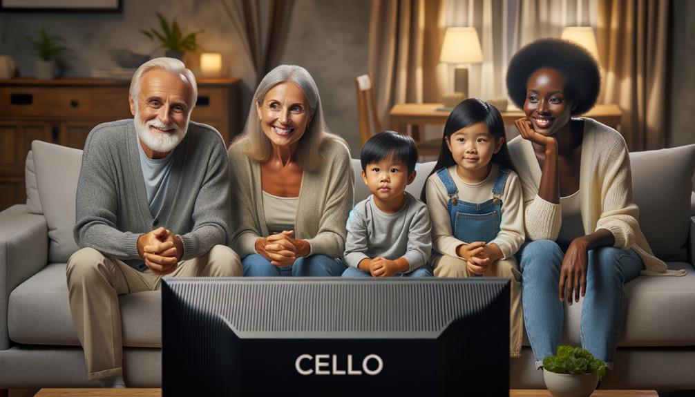 cello tv user interface