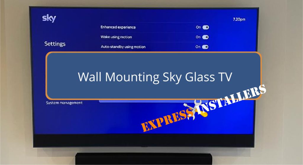 Wall Mounting Sky Glass TV