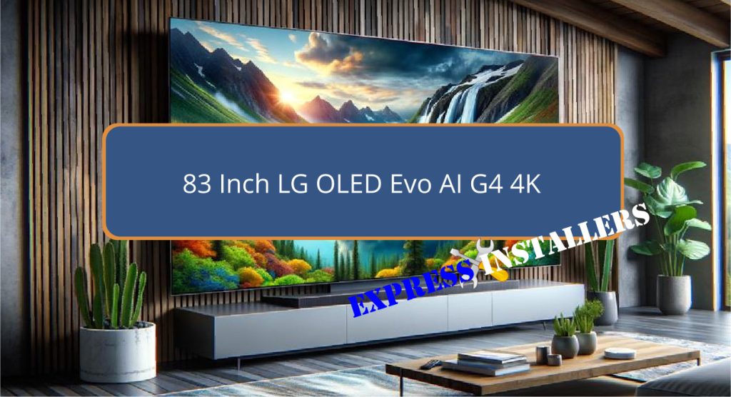 83 Inch LG OLED Evo AI G4 4K OLED83G45LW