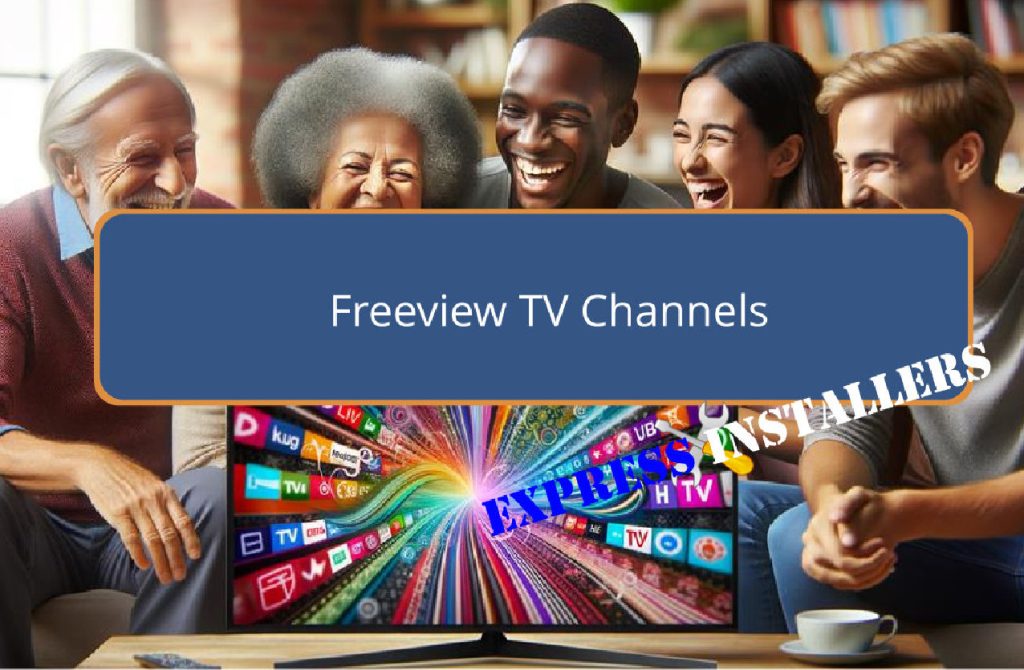 Freeview television channel line-up