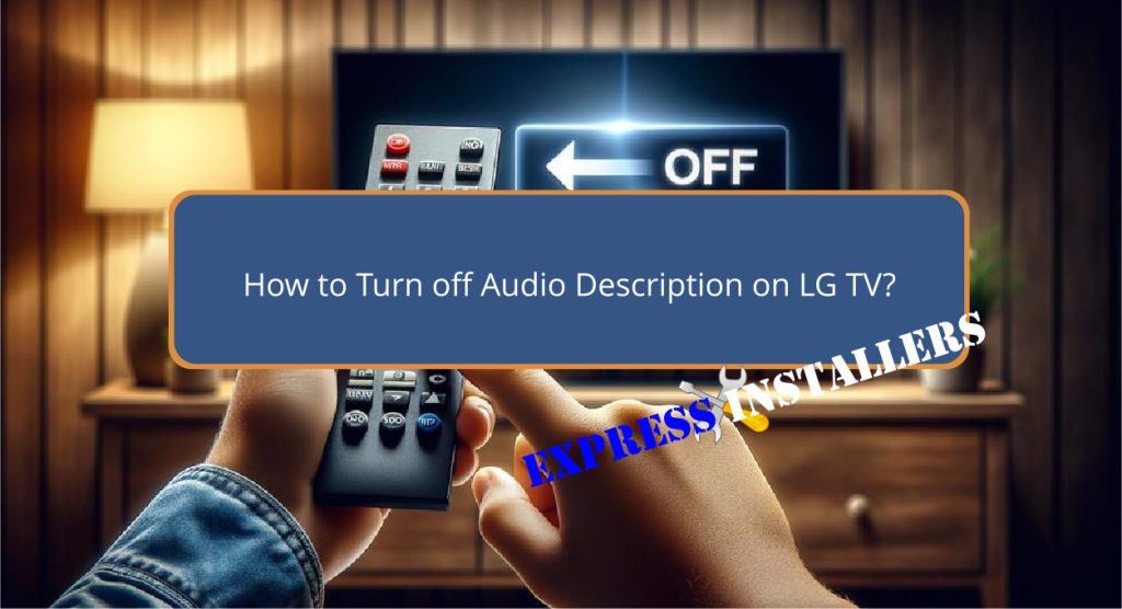 How to Turn off Audio Description on LG TV