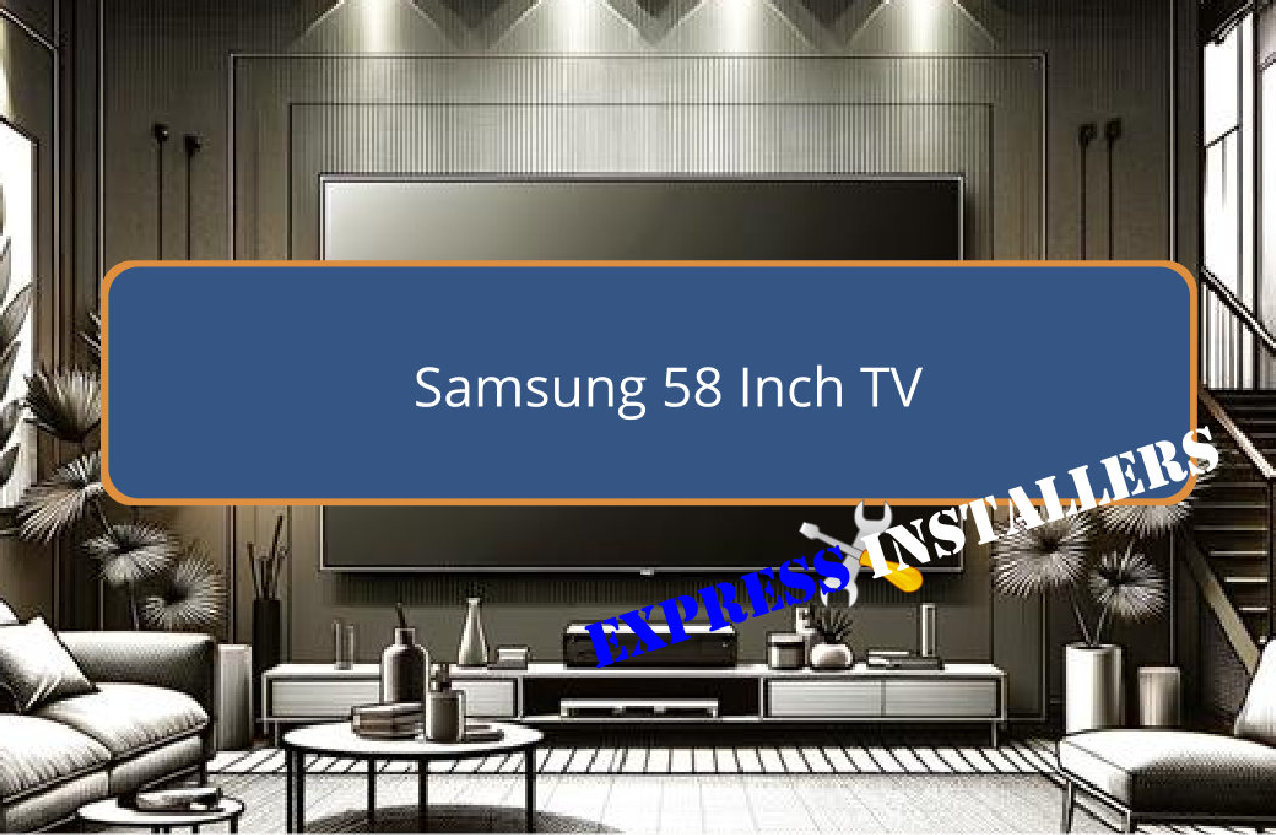 large samsung tv model