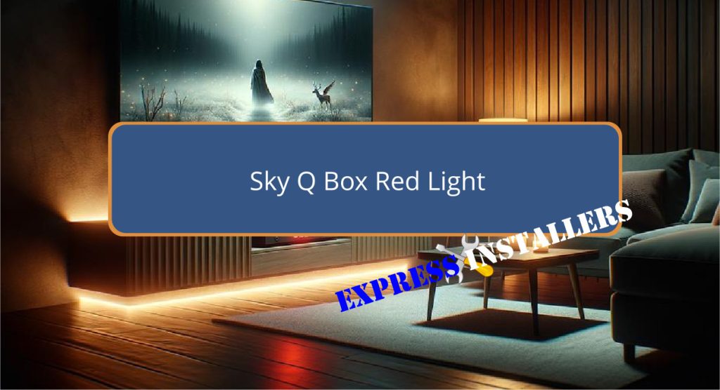 Sky Q Box Red Light