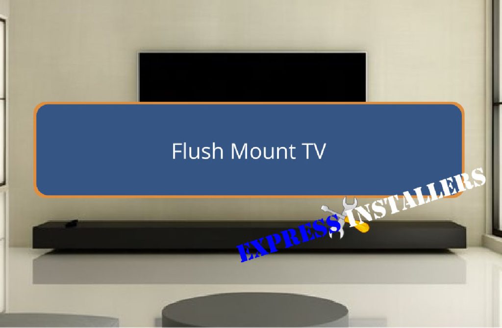 wall mounted television installation