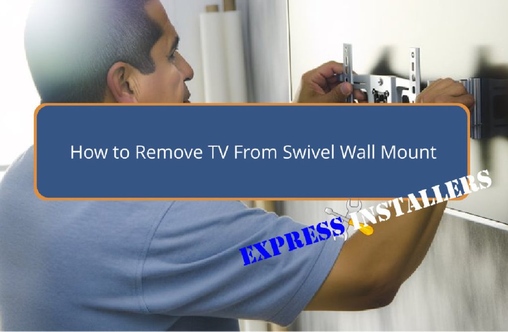 removing tv from mount