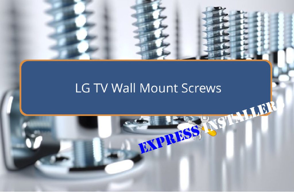 lg tv mounting hardware screws