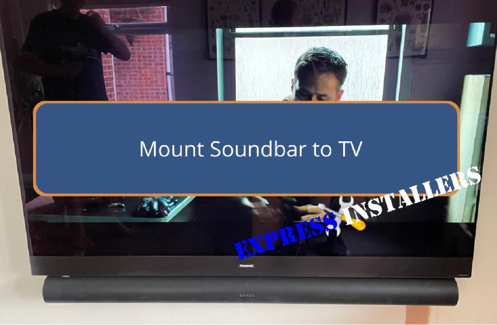 attach soundbar to tv