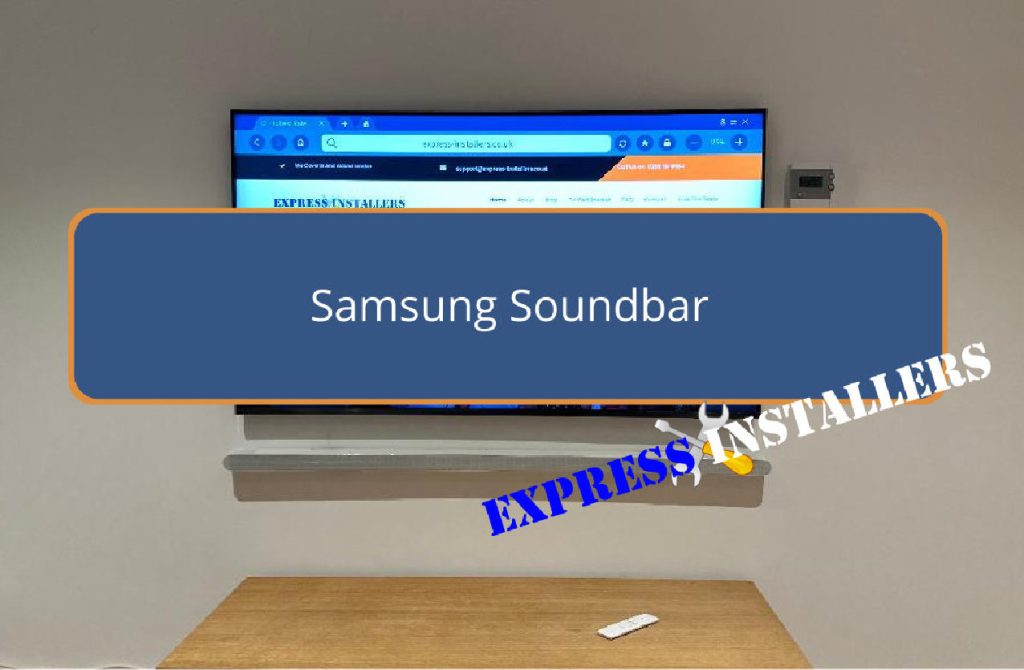 Samsung Soundbar wall mounting