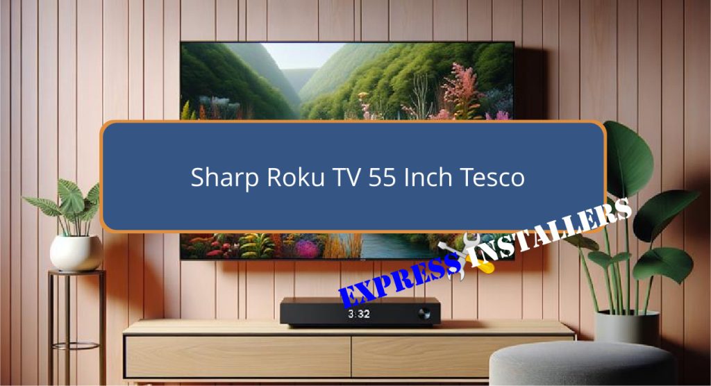Sharp Roku TV 55 Inch Tesco