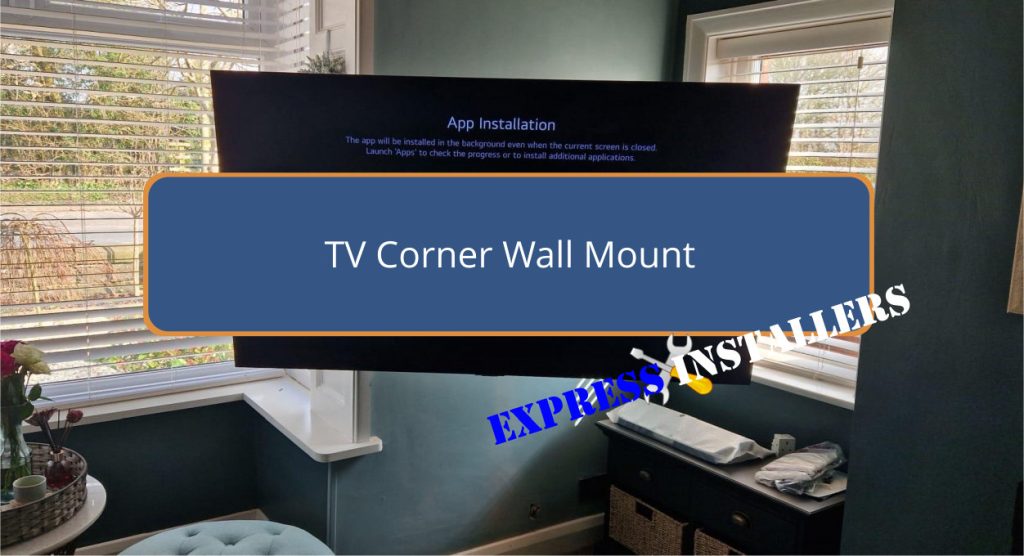 TV Corner Wall Mount