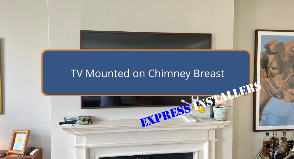 TV Mounted on Chimney Breast