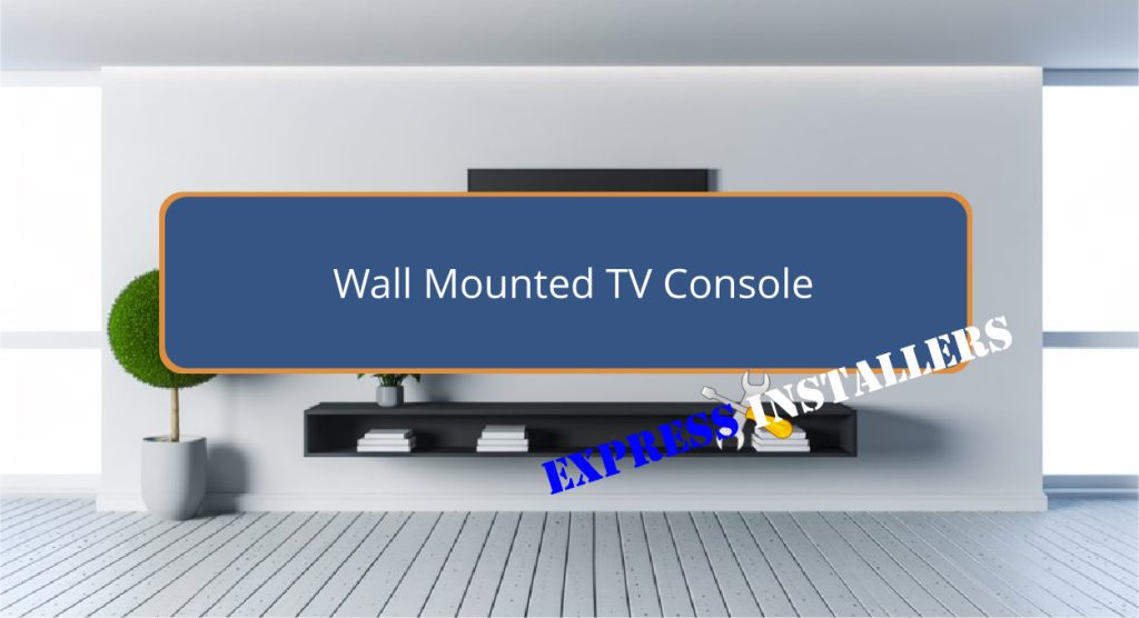 Wall Mounted TV Console