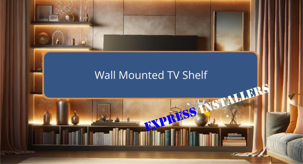 Wall Mounted TV Shelf