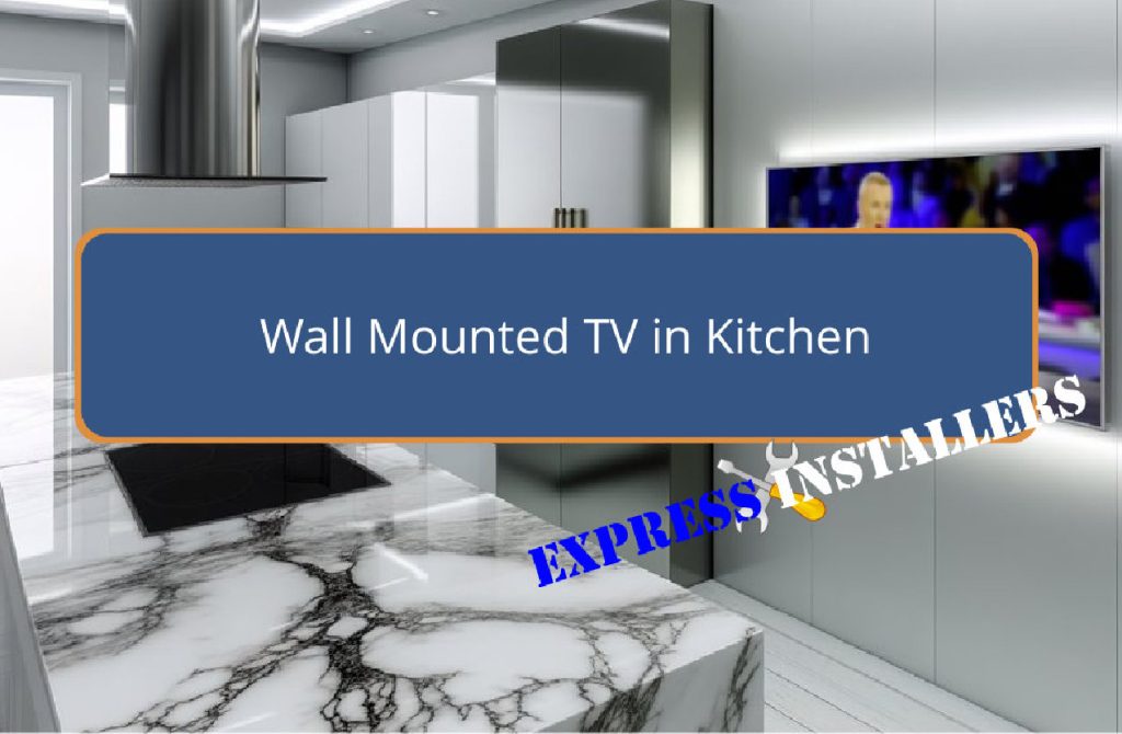 kitchen wall mounted television